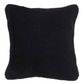ALMOFADA CROCHE NATURALIZA (PRETO) 45X45CM