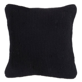 ALMOFADA CROCHE NATURALIZA (PRETO) 45X45CM