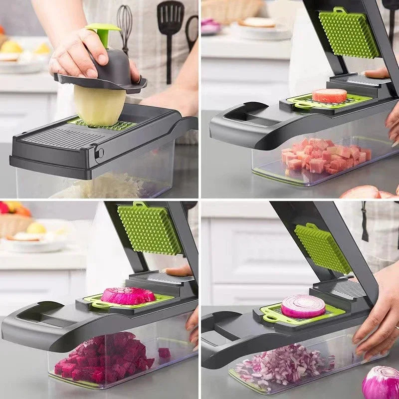 Cortador de Legumes Multifuncional 8 em 1 - Swan Kitchen