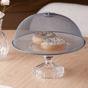 TELA PROTETORA PARA ALIMENTOS METAL CINZA – 30CM X 12CM