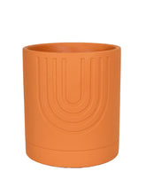 CACHEPOT EM CIMENTO TERRACOTA