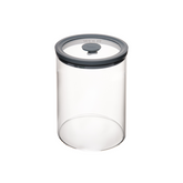 PORTA MANTIMENTOS DE VIDRO BOROSSILICATO COM TAMPA CINZA DONUTS - 800ML