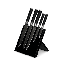 JOGO DE FACAS ACO INOX 6 PECAS COM SUPORTE MAGNETICO