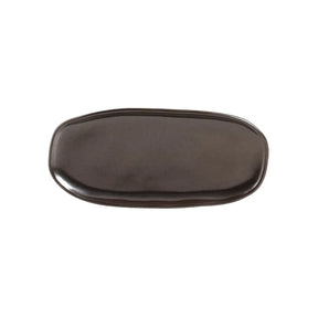 TRAVESSA OVAL RASA PEQUENA ORGÂNICO METALLICA