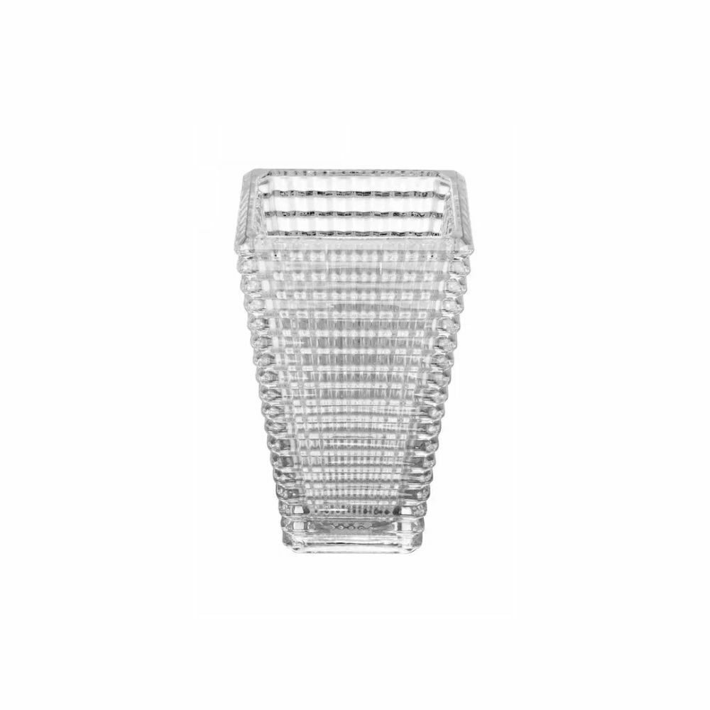 VASO DE CRISTAL DE CHUMBO MAYA 10,5CM X 7,5CM X 17,5CM