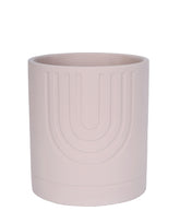 CACHEPOT EM CIMENTO BEGE