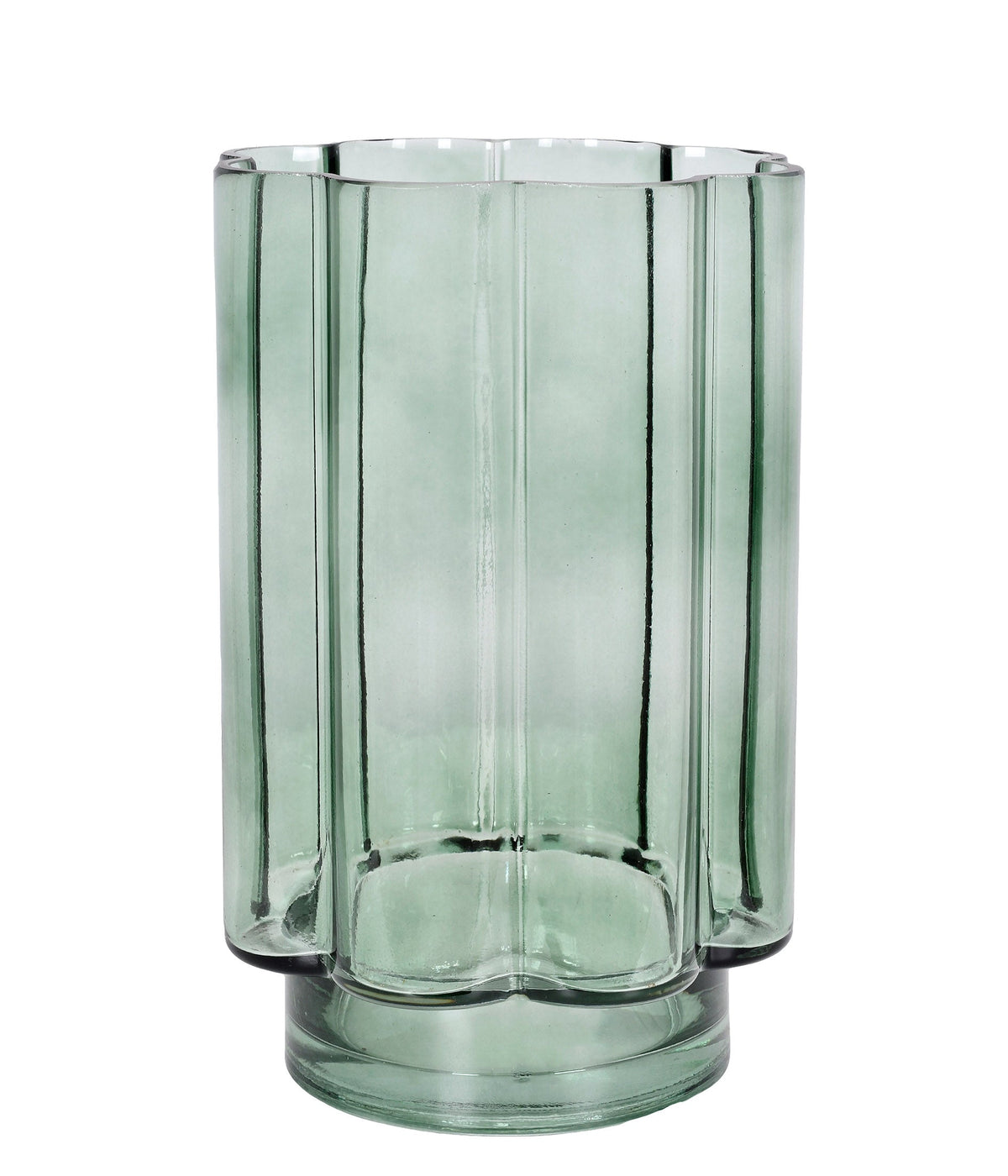 VASO DE VIDRO VERDE