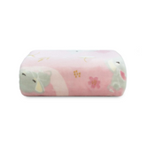 COBERTOR BABY FLANNEL NAC 90X110 ELEFANTE ROSA