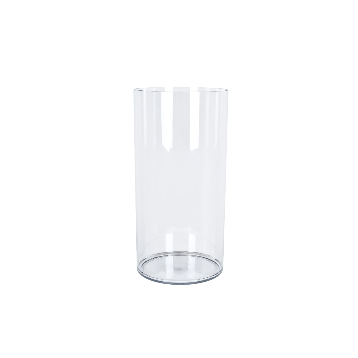 VASO EM ACRILICO 20X40CM TRANSPARENTE