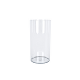 VASO EM ACRILICO 20X40CM TRANSPARENTE