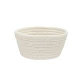 CESTO TECIDO BRANCO 17CM