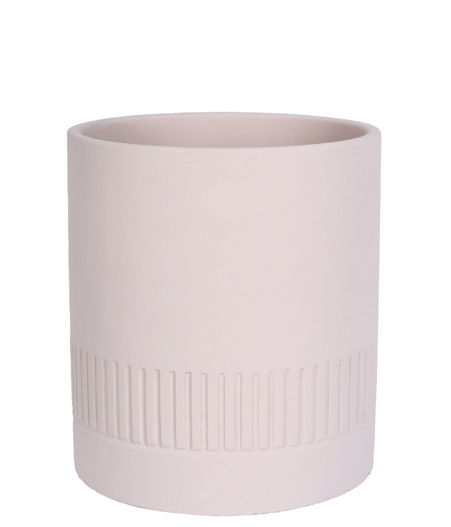 CACHEPOT EM CIMENTO BEGE