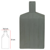 VASO DECORATIVO CERÂMICA (CINZA) 31CM
