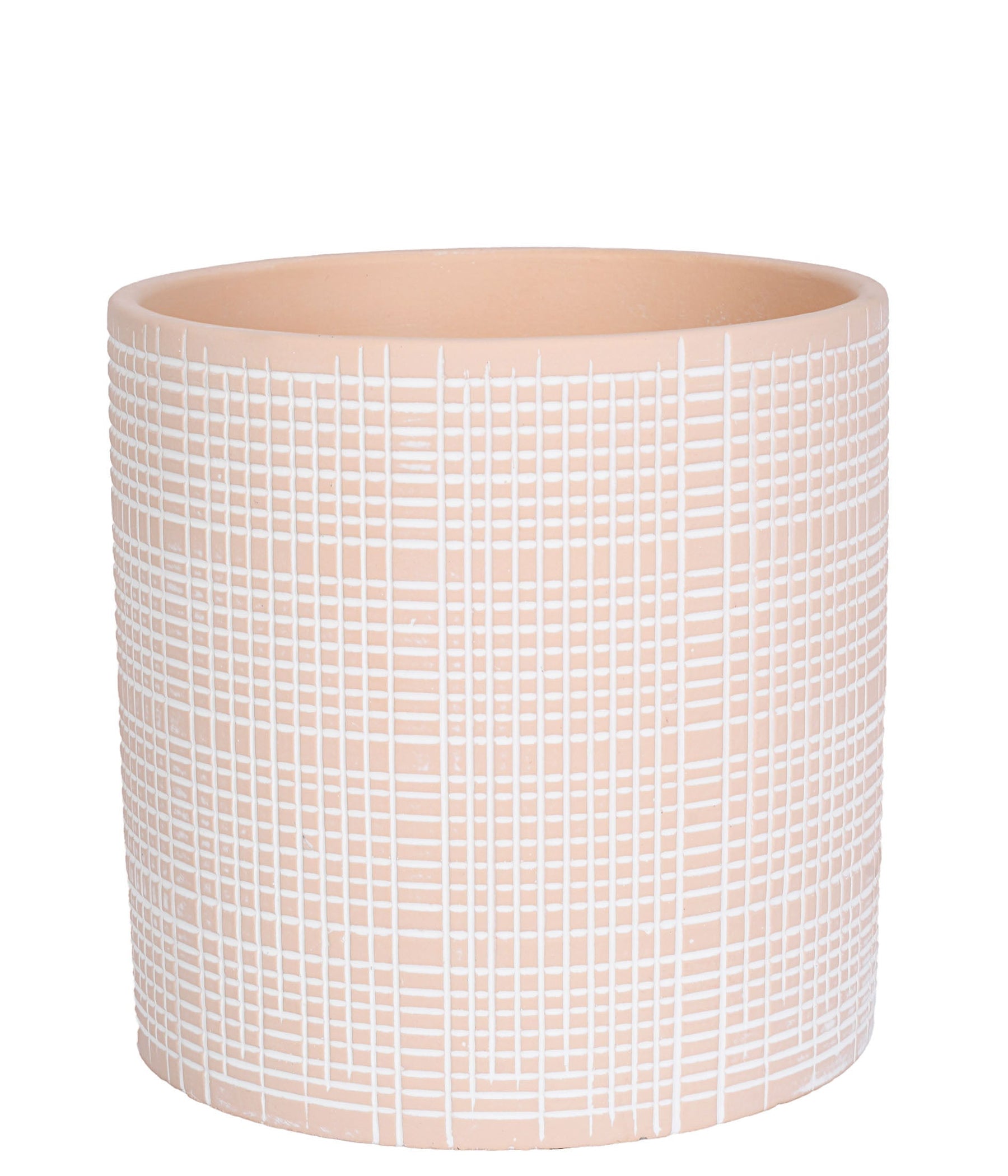 CACHEPOT EM CIMENTO BEGE 20CM