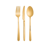 FAQUEIRO VIENA 12 PECAS DOURADO - INOX