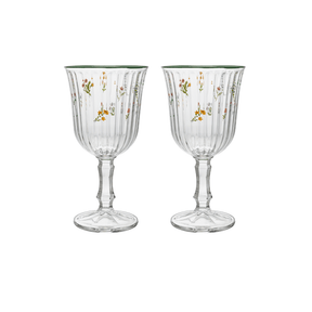 CONJUNTO 2 TACAS FLORENCE VIDRO - 230ML