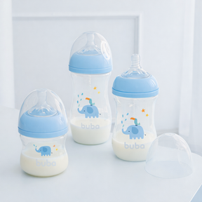 KIT 2 MAMADEIRAS EASY FLOW ELEFANTE AZUL